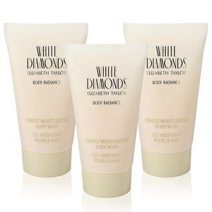 3 PACK Elizabeth Taylor White Diamonds Gentle Moisturizing Body Wash 1.7…
